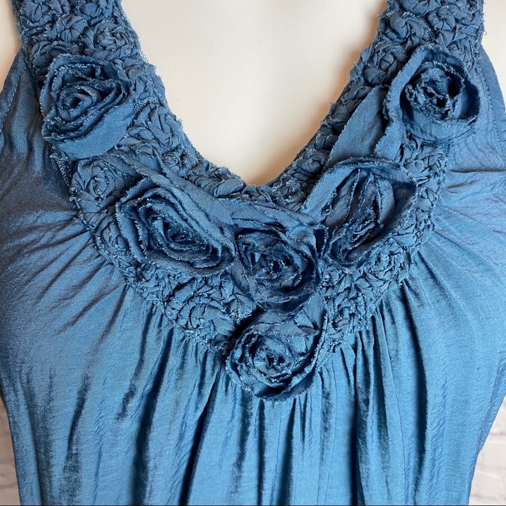 Edge Elastic Waistband Racer Back Tank - Picture 5 of 6